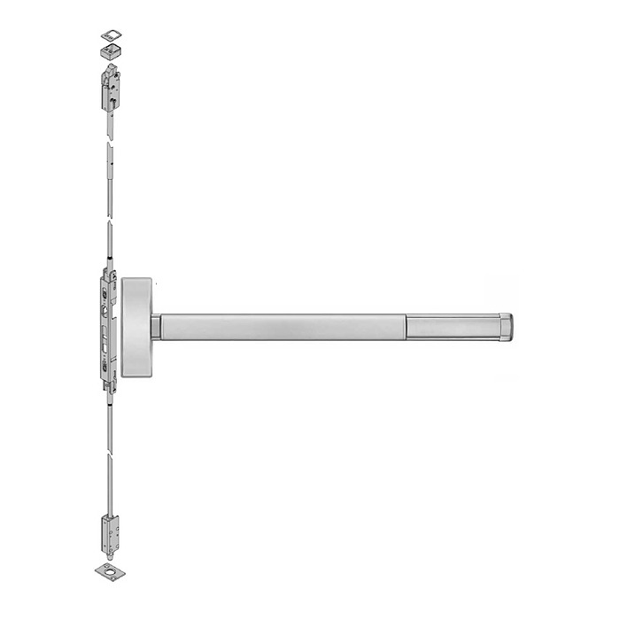 Precision Hardware Special Order Exit Only Wood Door Concealed Vertical Rod Exit Device Special Orders