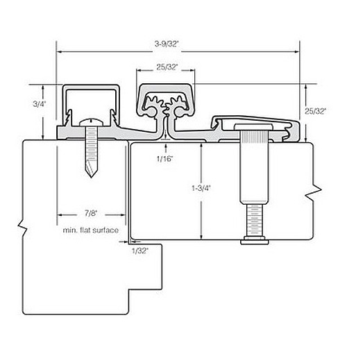 Roton Heavy Duty Full Surface Continuous Hinge Continuous Hinges