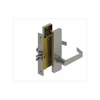 Hager Special Order Classroom Mortise Lock With Escutcheon, Withnell Lever, Stainless Steel - LHR Special Orders
