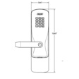 Schlage Special Order Electronic Digital Pushbutton Exit Device Lock Special Orders