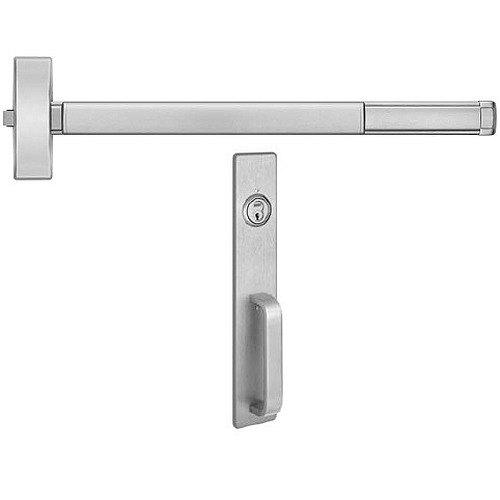 Precision Hardware Apex 4ft Rim Exit Device with Night Latch Pull Trim Exit Devices / Panic Bars
