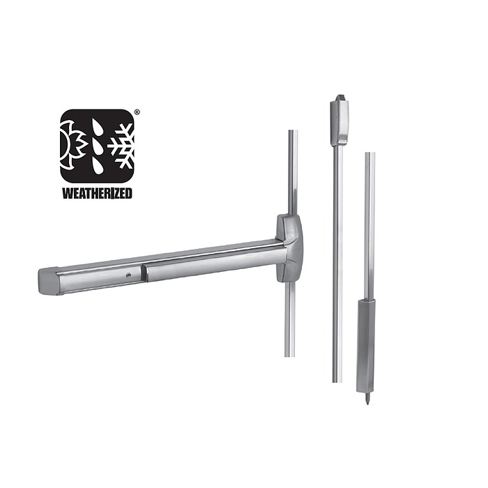 Detex Special Order Weather Resistant Surface Vertical Rod Exit Device Special Orders