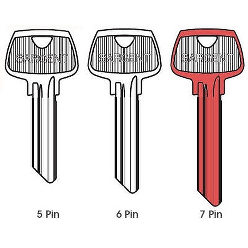 Sargent Mid-Level Master Key Blank Keying Supplies