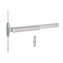 Von Duprin Narrow Stile Surface Mounted Vertical Rod Device with Night latch trim Vertical Rod Exit Devices