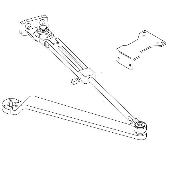 Norton Parallel  Arm Hold Open Hold Open Assembly Surface Mounted Closers