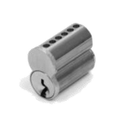 GMS Industries 6 Pin Small Format TB keyway Uncombinated Interchangeable Core Cylinders