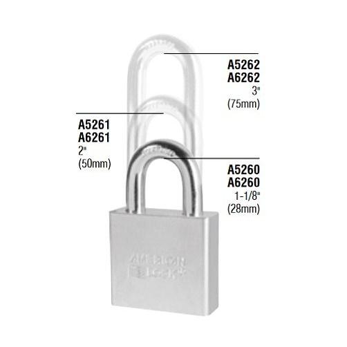 American Lock 2 Rectangular Padlock Padlocks