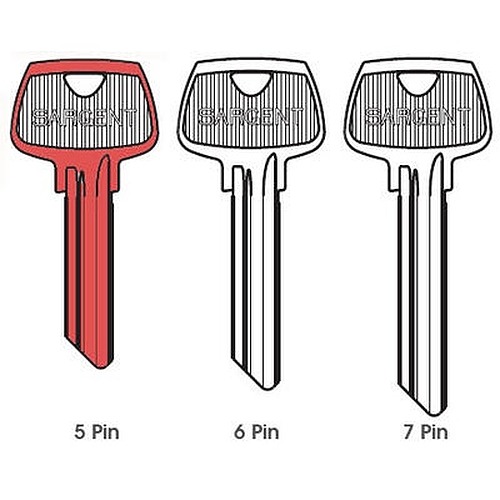 Sargent Mid-Level Master Key Blank Keying Supplies
