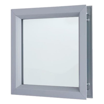 Rockwood Manufacturing Beveled Lite Kit with 3/8 Glazing Pocket and 1/4 Glass Lite Kits with Glass