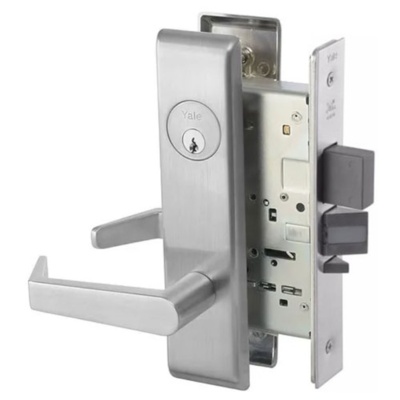 Yale Armor front and strike package Mortise Locks