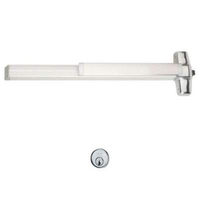Von Duprin Special Order 98 series Rim Exit Device with Night Latch and Cylinder Dogging Special Orders