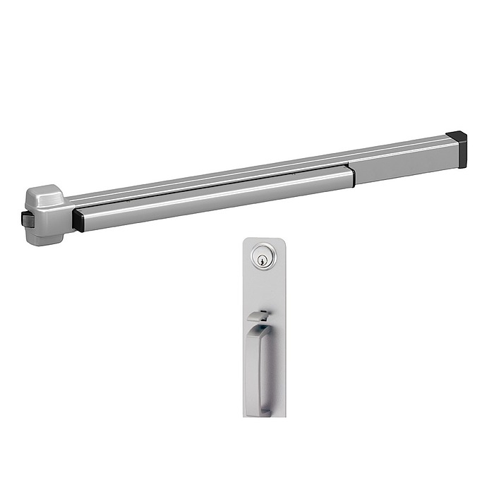 Von Duprin Rim Exit Device with Thumbpiece Trim Exit Devices / Panic Bars