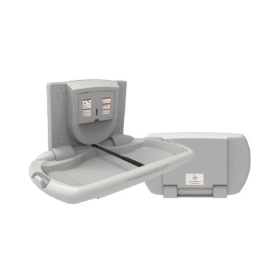 ASI Baby Changing Station, Horizontal – Plastic, Surface Mounted Glass Solutions