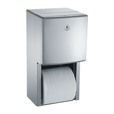 ASI Roval™ - Toilet Tissue Dispenser - Twin Hide-A-Roll - Surface Mounted Miscellaneous Door Hardware