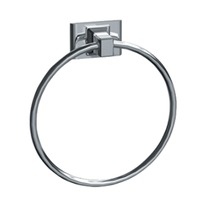 ASI Towel Ring - Chrome Plated Zamak - Surface Mounted Miscellaneous Door Hardware