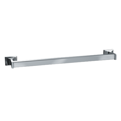 ASI Towel Bar - Square - Chrome Plated Zamak - Surface Mounted Miscellaneous Door Hardware