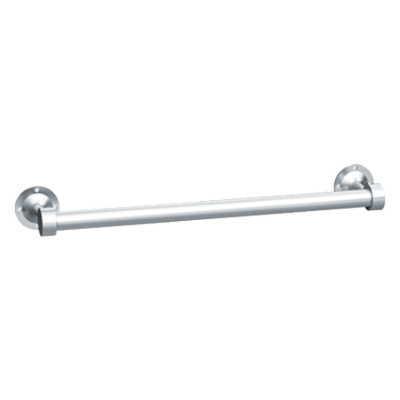 ASI Towel Bar - Heavy Duty -  Satin Stainless Steel - 24L - Surface Mounted Miscellaneous Door Hardware
