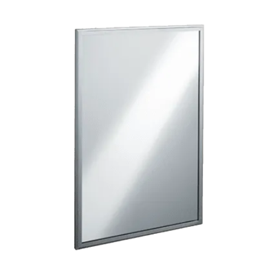 ASI Roval™ - Mirror - Stainless Steel, Inter-Lok Frame - Tempered Glass (-B) - 24W X 36H Miscellaneous Door Hardware