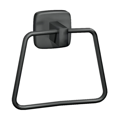 ASI Matte Black - Towel Ring - Powder Coated Stainless - Surface Mounted Miscellaneous Door Hardware
