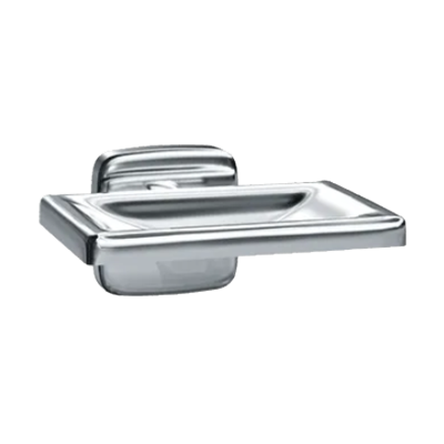 ASI Soap Dish - Satin Stainless Steel - Surface Mounted Miscellaneous Door Hardware