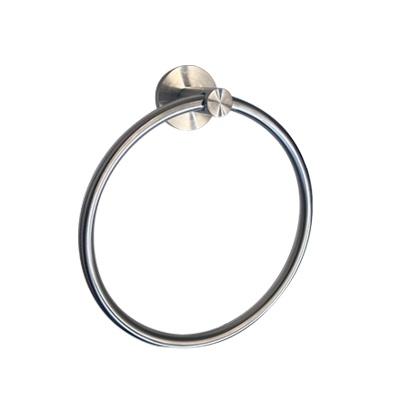 ASI Towel Ring, Surface Mounted, Satin Stainless Steel Glass Solutions