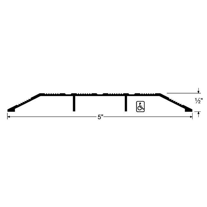 Pemko Saddle Threshold 5 x 1/2 x Size Thresholds & Weatherstripping