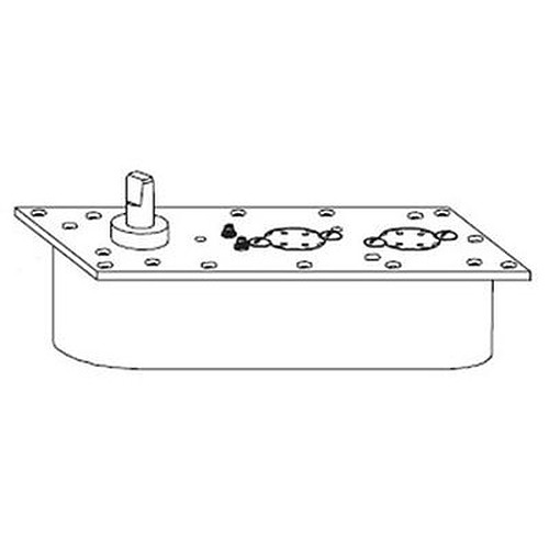 Rixson Special Order Double Acting Center Hung Floor Closer Body with Cold Weather Fluid Special Orders