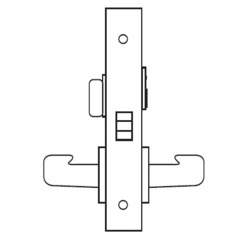 Sargent Privacy Function Complete Mortise Lock with Lever and Rose. Mortise Locks