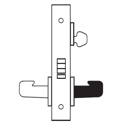 Sargent Special Order Office or Entry Function Complete Mortise Lock with ND Lever and LN Rose Special Orders image 2