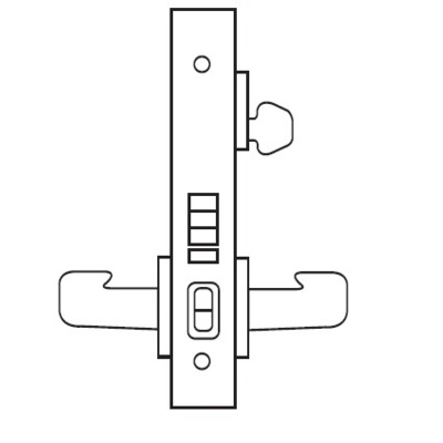 Sargent Office or Entry Function Complete Mortise Lock with Lever and Rose. Commercial Door Locks image 2