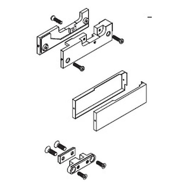 dormakaba Top Patch Fitting for RTS 88 Closer Pivots, Hinges and Patch Fittings