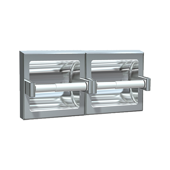 double toilet paper dispenser