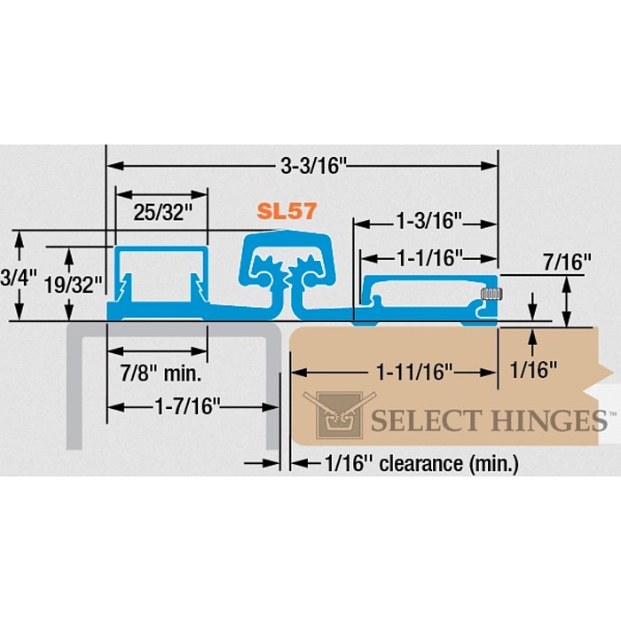 Select Hinges Heavy Duty Surface Mount Continuous Hinge Continuous Hinges