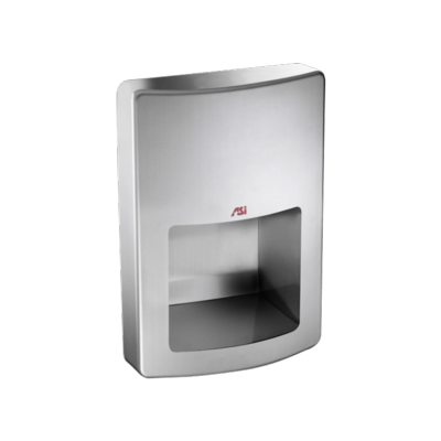 ASI Roval™ - Automatic High Speed Hand Dryer - (120V) - Semi-Recessed Div 10 - Cabinets, Mirror, Soap Dispenser, Hand Dryer, Waste, and Specialties