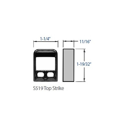 Precision Hardware Top Strike for Concealed Precision Vertical Rod Devices Special Orders