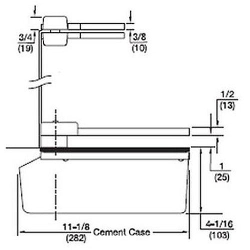 Rixson Special Order Complete Floor Closer for 3 Inch Door Special Orders