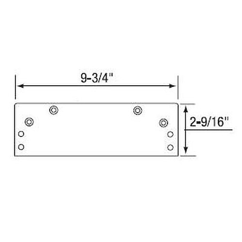 Norton Top Jamb Drop Plate Surface Mounted Closers