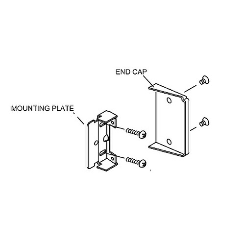 dormakaba Special Order End Cap for Dorma 9000 Series Exit Devices Special Orders