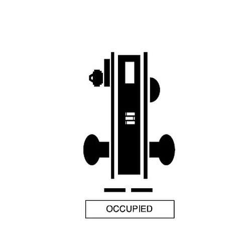 Schlage Special Order Complete Privacy Mortise Lock with Occupied Indicator Special Orders