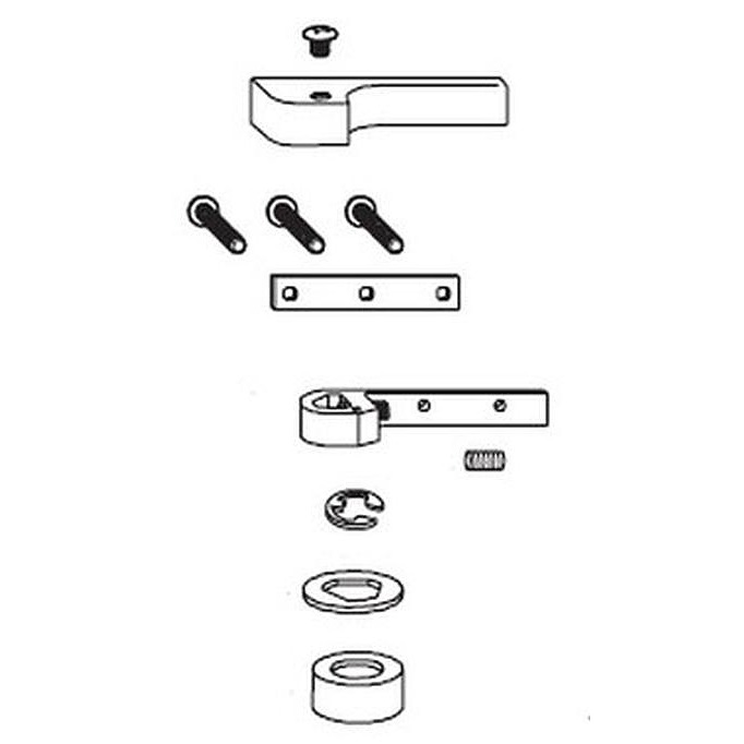 Rixson 3/4 Offset Arm Package Floor Closers