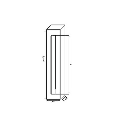 Detex Special Order Spacer for Narrow Lever Trim Special Orders