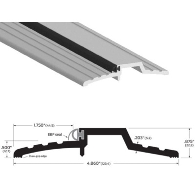 Zero International Rabbeted Threshold 4-7/8 x 7/8 x Size Thresholds & Weatherstripping