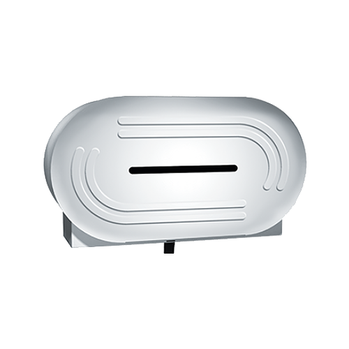 Toilet Tissue Dispenser - Low Profile, Twin JUMBO ROLLS - 9