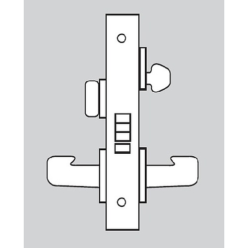 Sargent Office or Entry Function Complete Mortise Lock with Lever and Rose. Commercial Door Locks