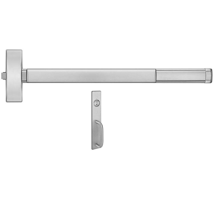 Precision Hardware Special Order Apex Rim Exit Device with Night Latch Pull Trim with Weatherized Finish Special Orders