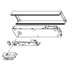 Rixson Complete Double Acting Overhead Closer Complete Overhead Closers