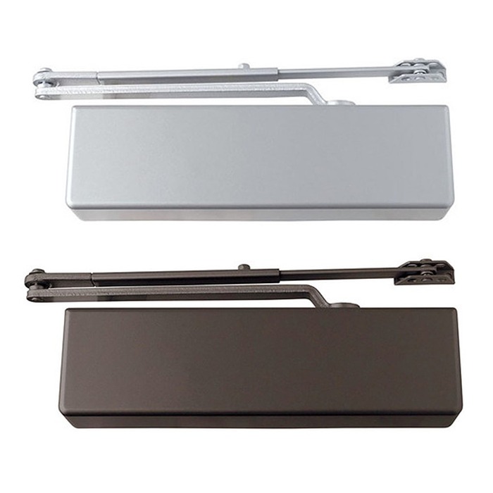Dexter Heavy Duty Hold Open Adjustable Door Closer With PA Bracket Surface Mounted Closers