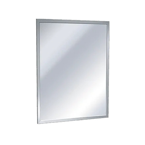 ASI Series Stainless Steel Framed Mirror, Surface Mounted Glass Solutions