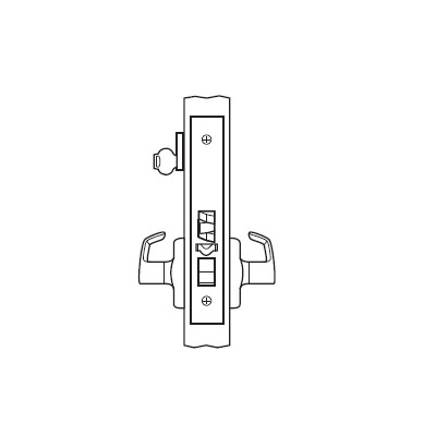 Corbin Russwin Special Order Complete Office Function Mortise Lock with Lever and Rose Special Orders image 2