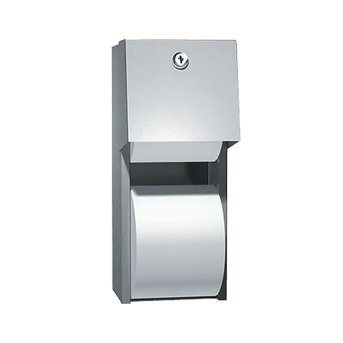 Toilet Tissue Dispenser - Twin Hide-A-Roll - Surface Mounted